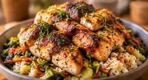 Charbroiled Free-Range Chicken Thigh